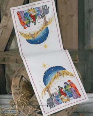 Kit Ricamo Presepe 33 x 90 cm