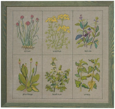 Kit Ricamo Piante Aromatiche 52 x 49 cm