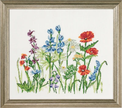 Kit Ricamo Fiori di Campo R5379 38 x 33 cm