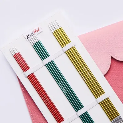 KnitPro ZING Set di spilli per calzini 20 cm (6 taglie 2,50-5,00 mm)