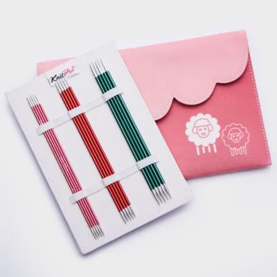 KnitPro ZING Set di spilli per calzini 15 cm (5 taglie 2,00-4,00 mm)