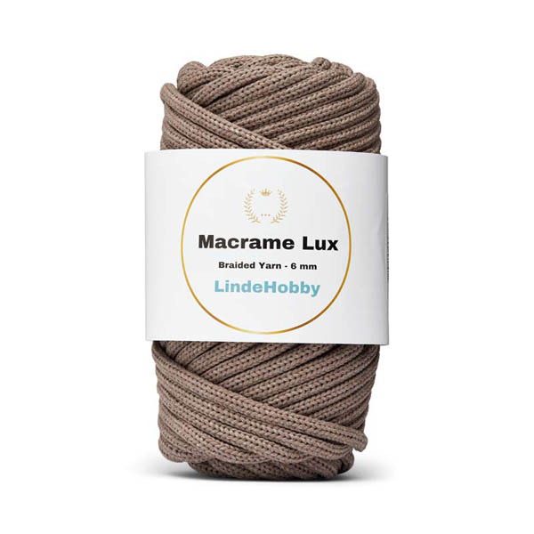 LindeHobby Macrame Lux, Corda di cotone intrecciata, 6 mm - Acquista a buon  mercato qui